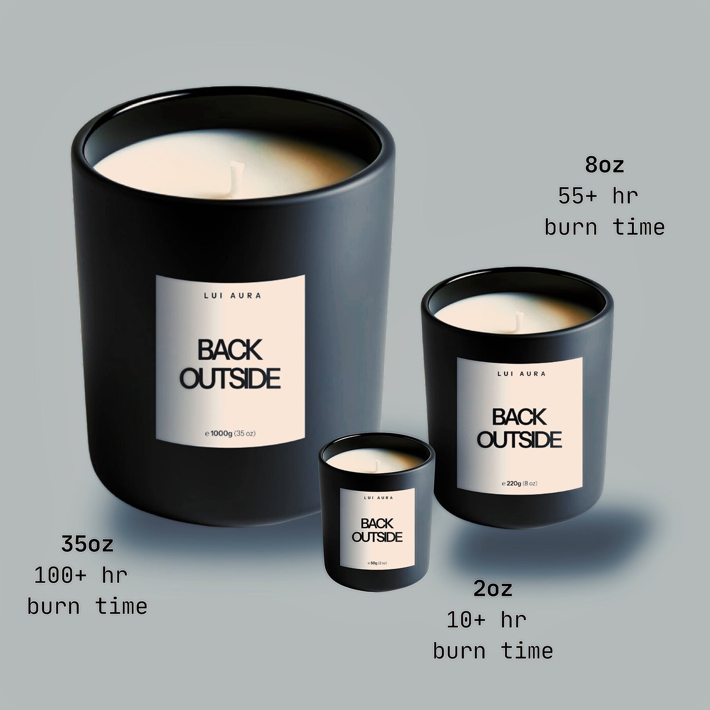 Lui Trio CANDELS (2 OZ - Mini's)