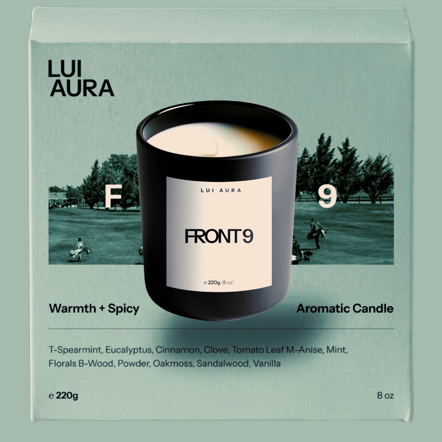 LUI AURA x FRONT9 CANDLE SET- (8oz Standard)