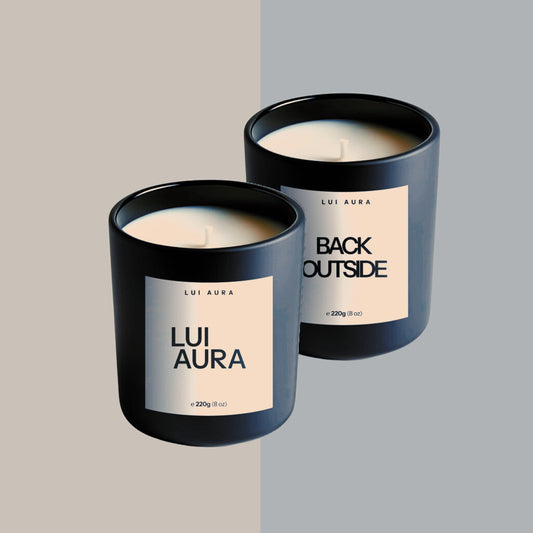 LUI AURA x BACK OUTSIDE CANDLE SET - (8oz Standard)